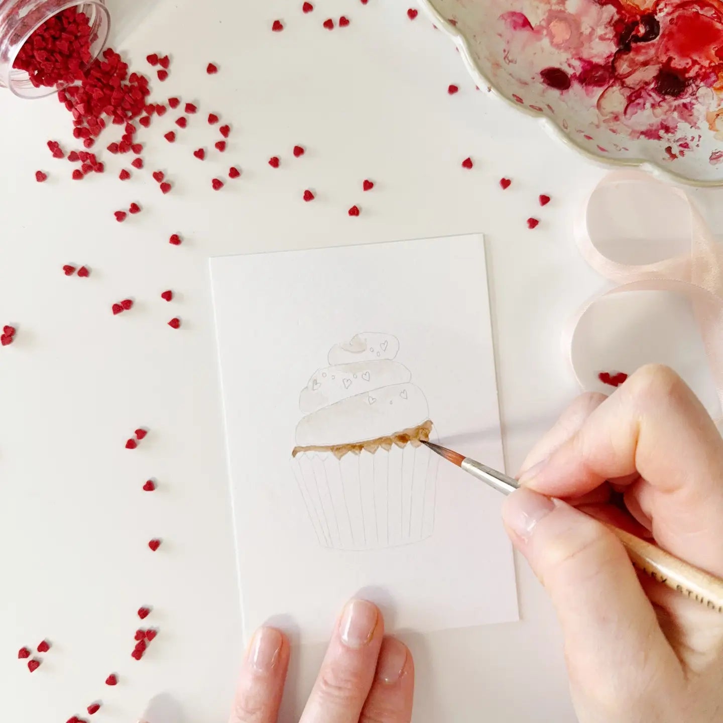 Sweet Treats Paintable Valentines