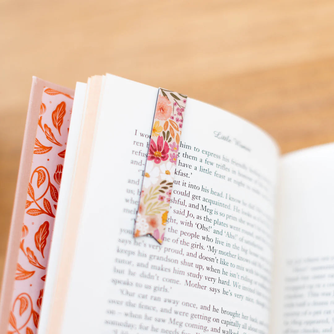 Floral Magnetic Bookmarks