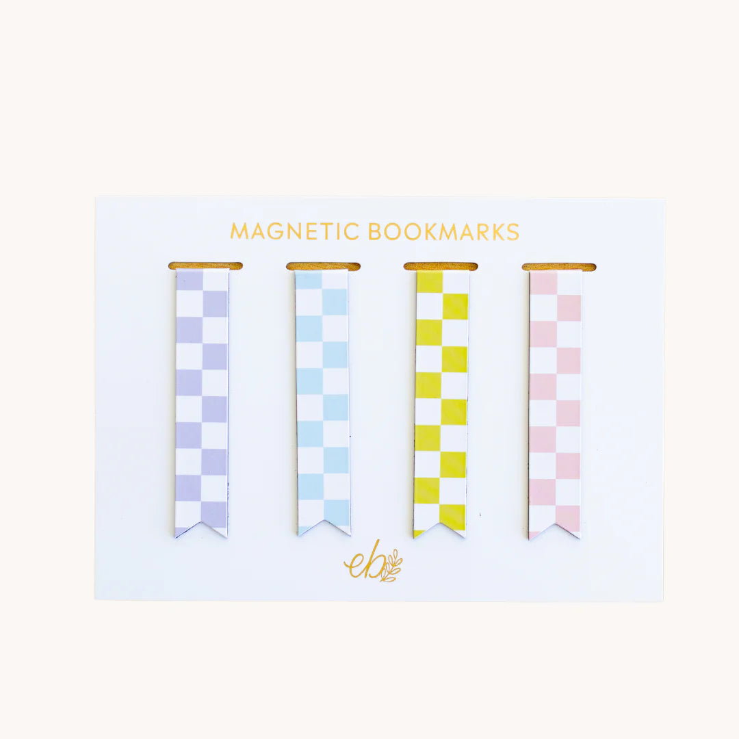Checkerboard Magnetic Bookmarks