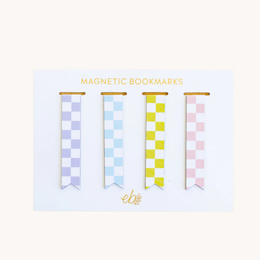 Checkerboard Magnetic Bookmarks