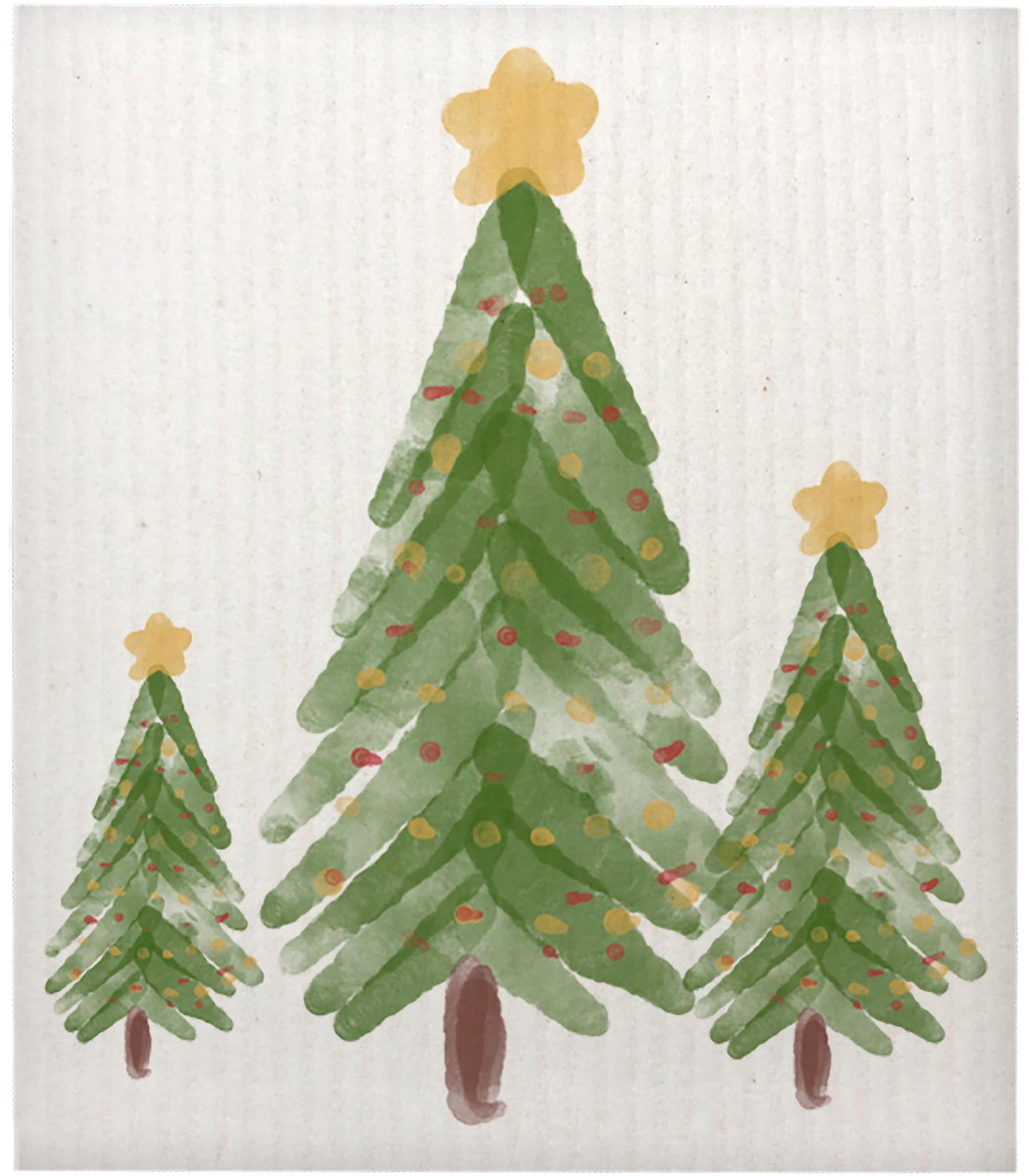 Christmas Tree Swedish Dishcloth
