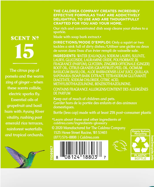 Ginger Pomelo Dish Soap