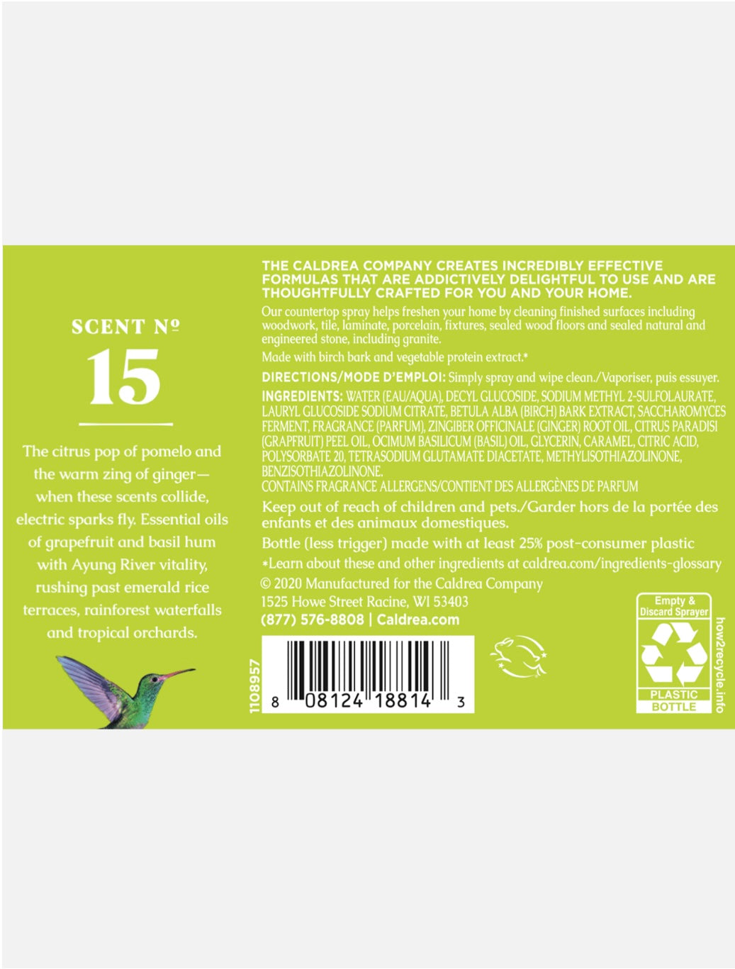 Ginger Pomelo Countertop Spray