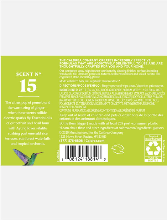 Ginger Pomelo Countertop Spray