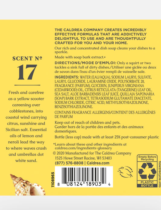 Sea Salt Neroli Dish Soap