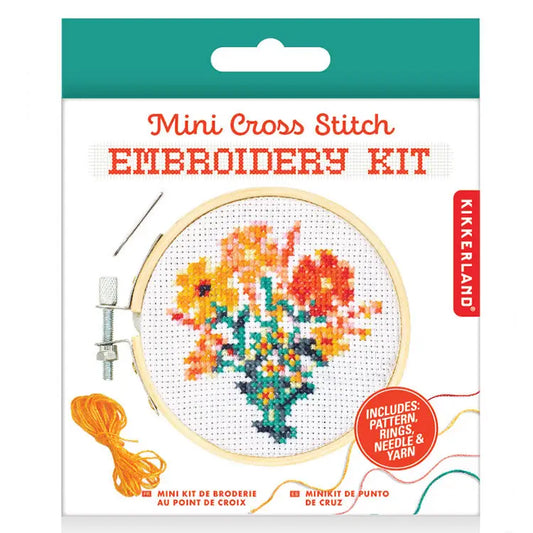 Flower Mini Cross Stitch Embroidery Kit