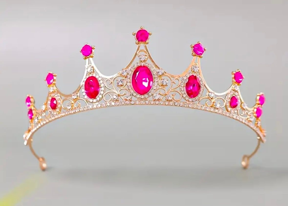 Metal Rhinestone Crown