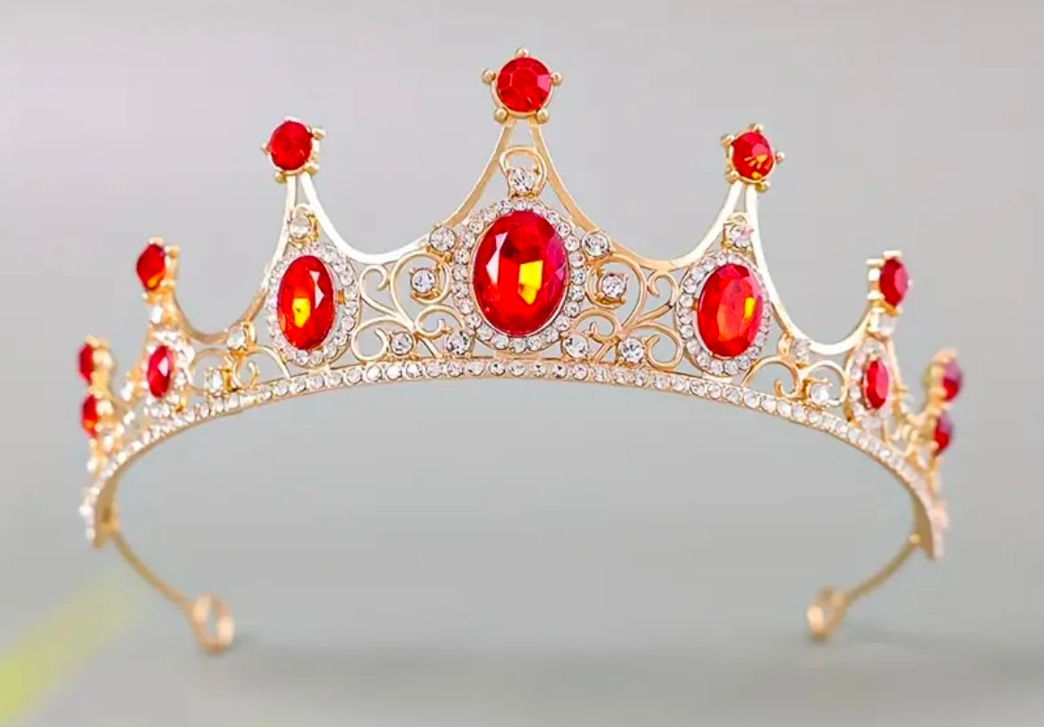Metal Rhinestone Crown