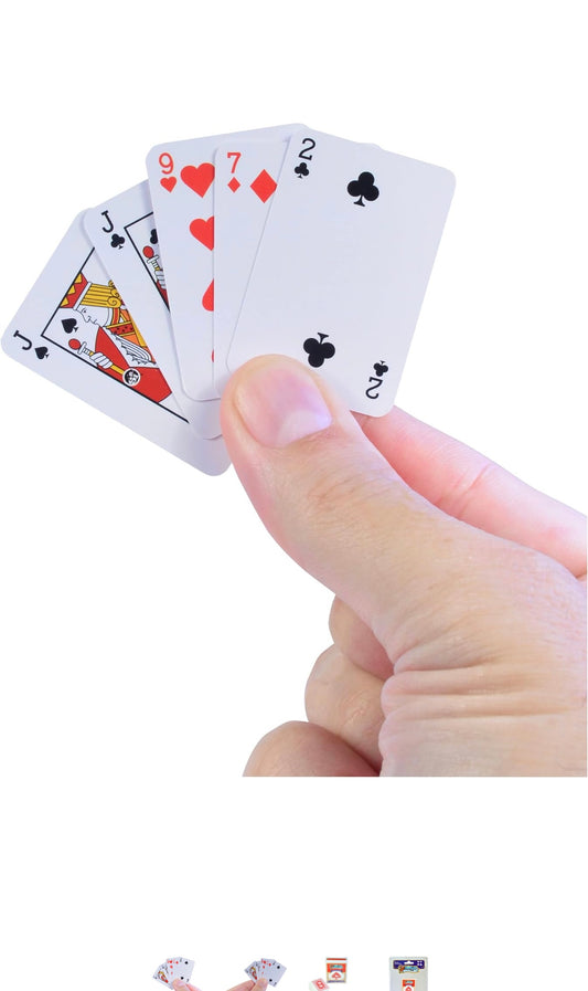 World’s Smallest Playing Cards