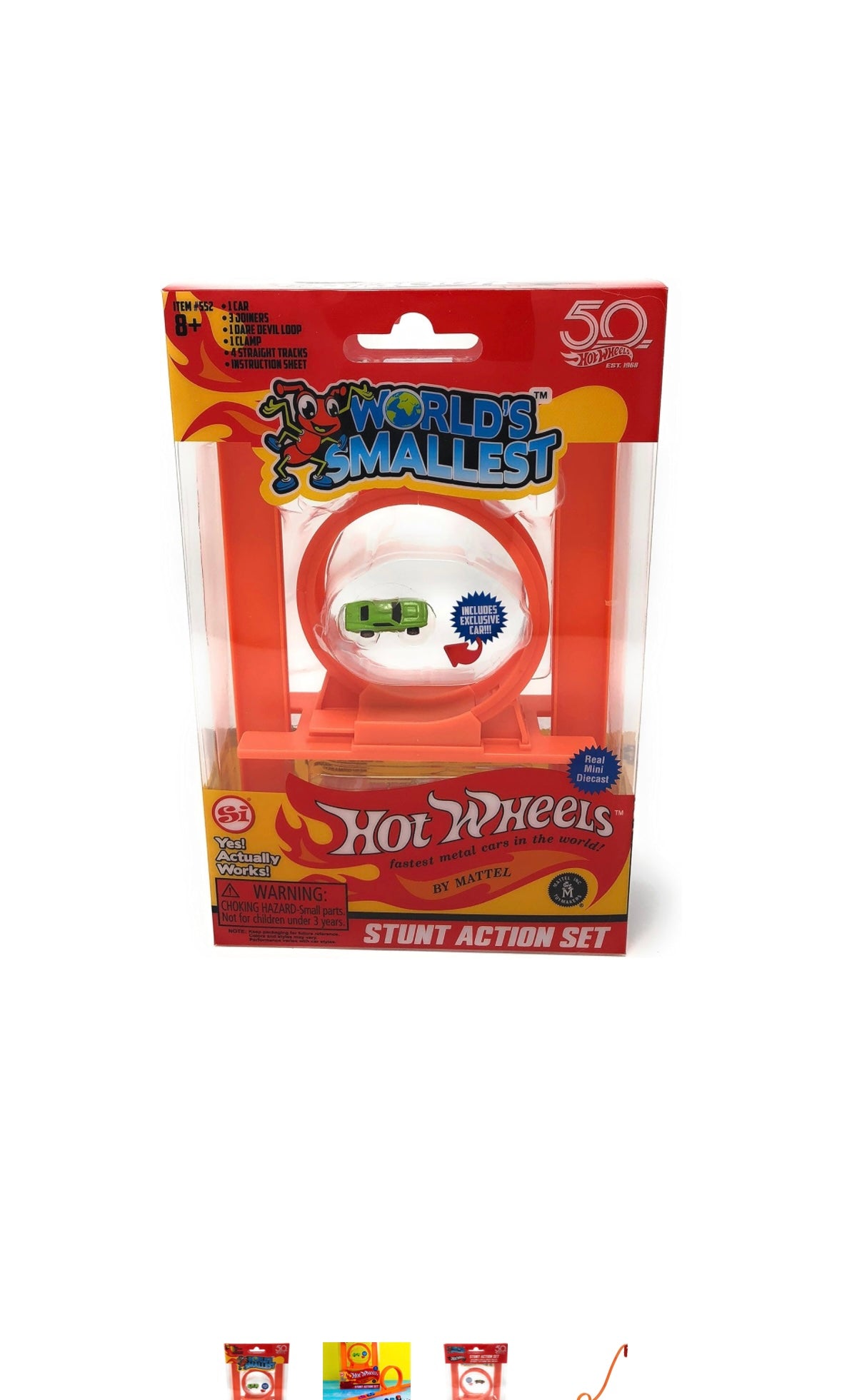 World’s Smallest Hot Wheels Stunt Action Set