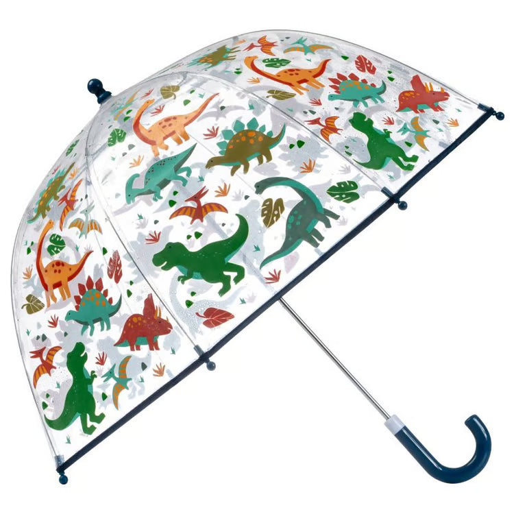 Clear Color Changing Dino Umbrella