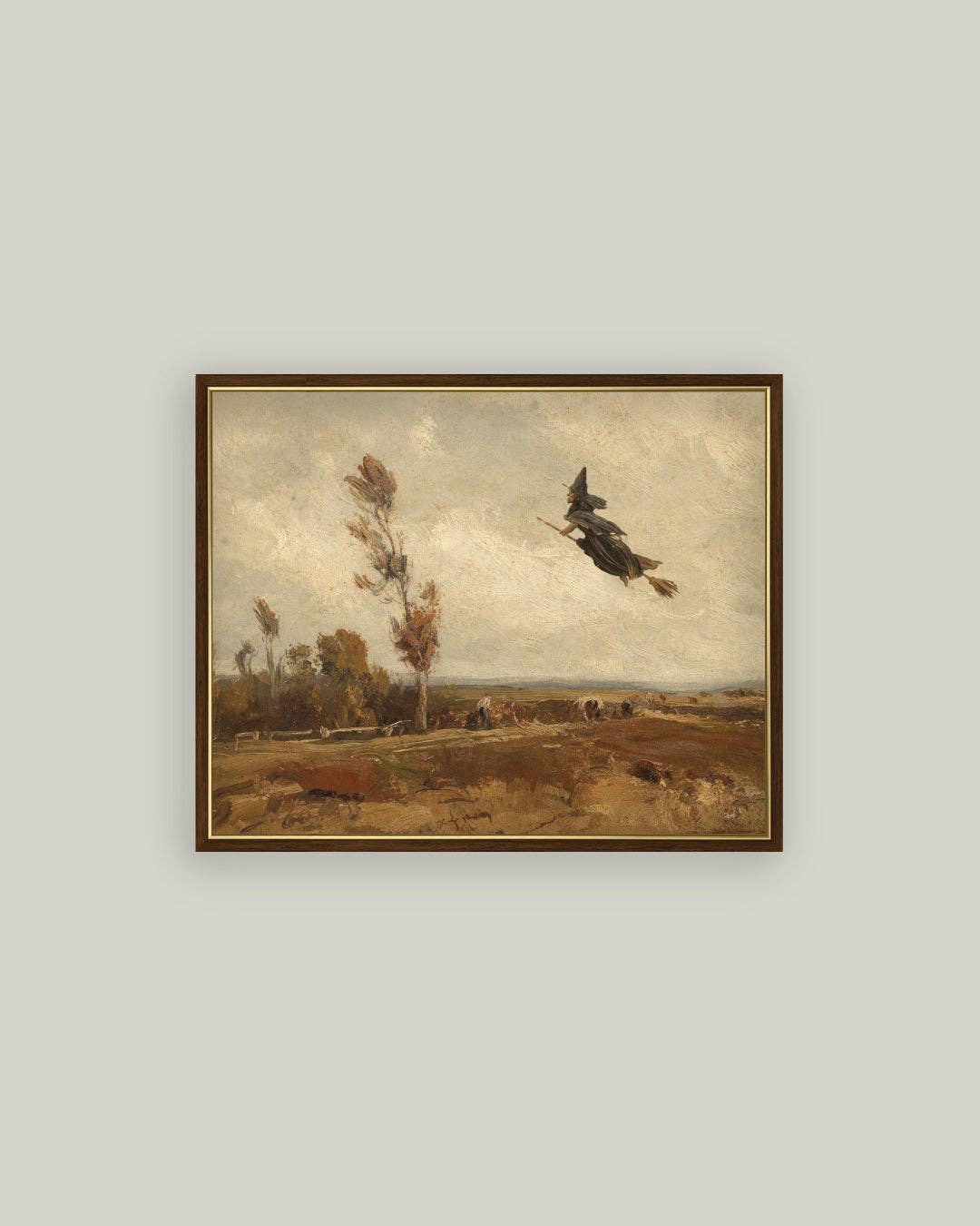 Witch Over an Autumn Sky