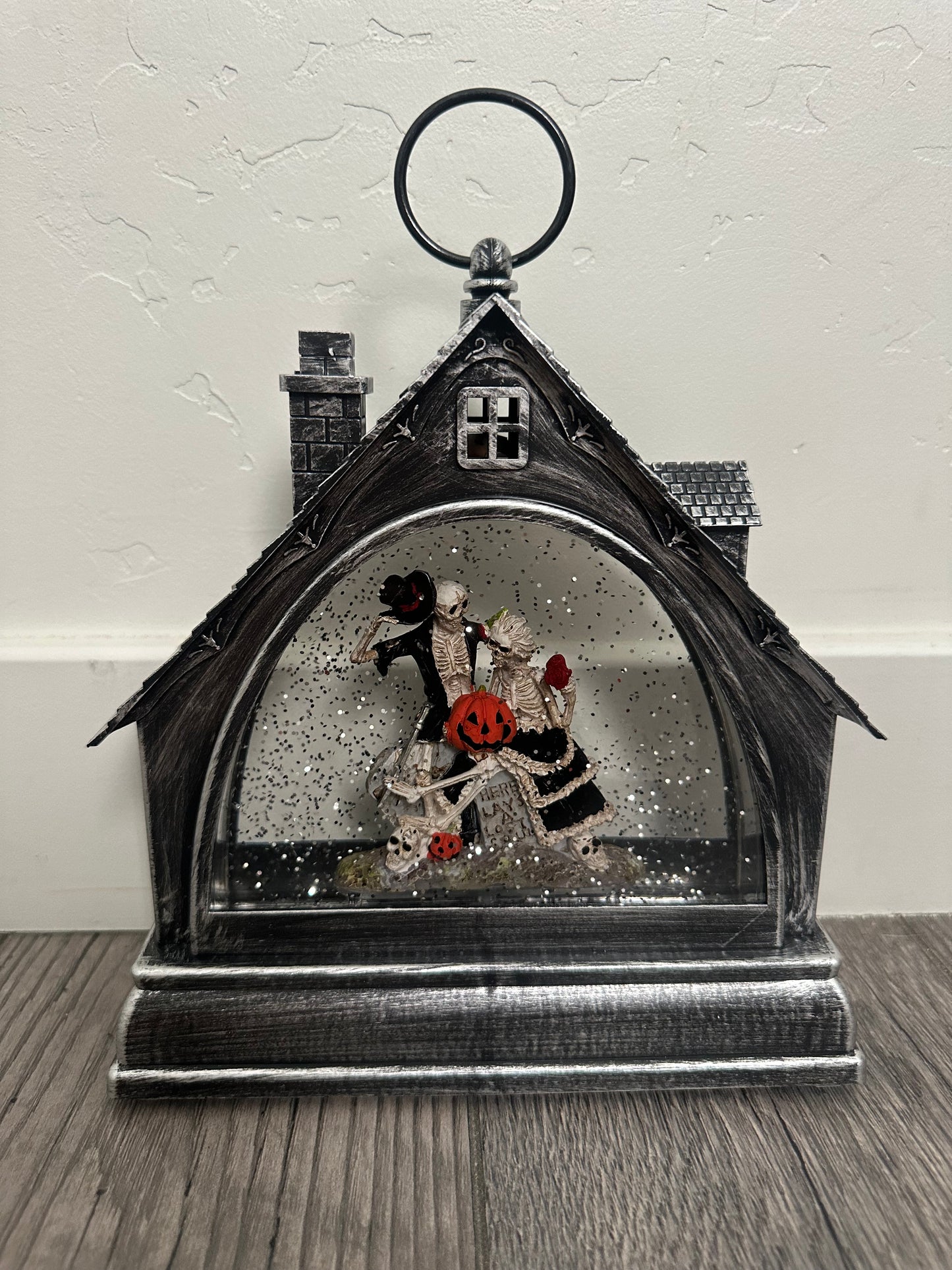 Lighted Glitter Lantern
