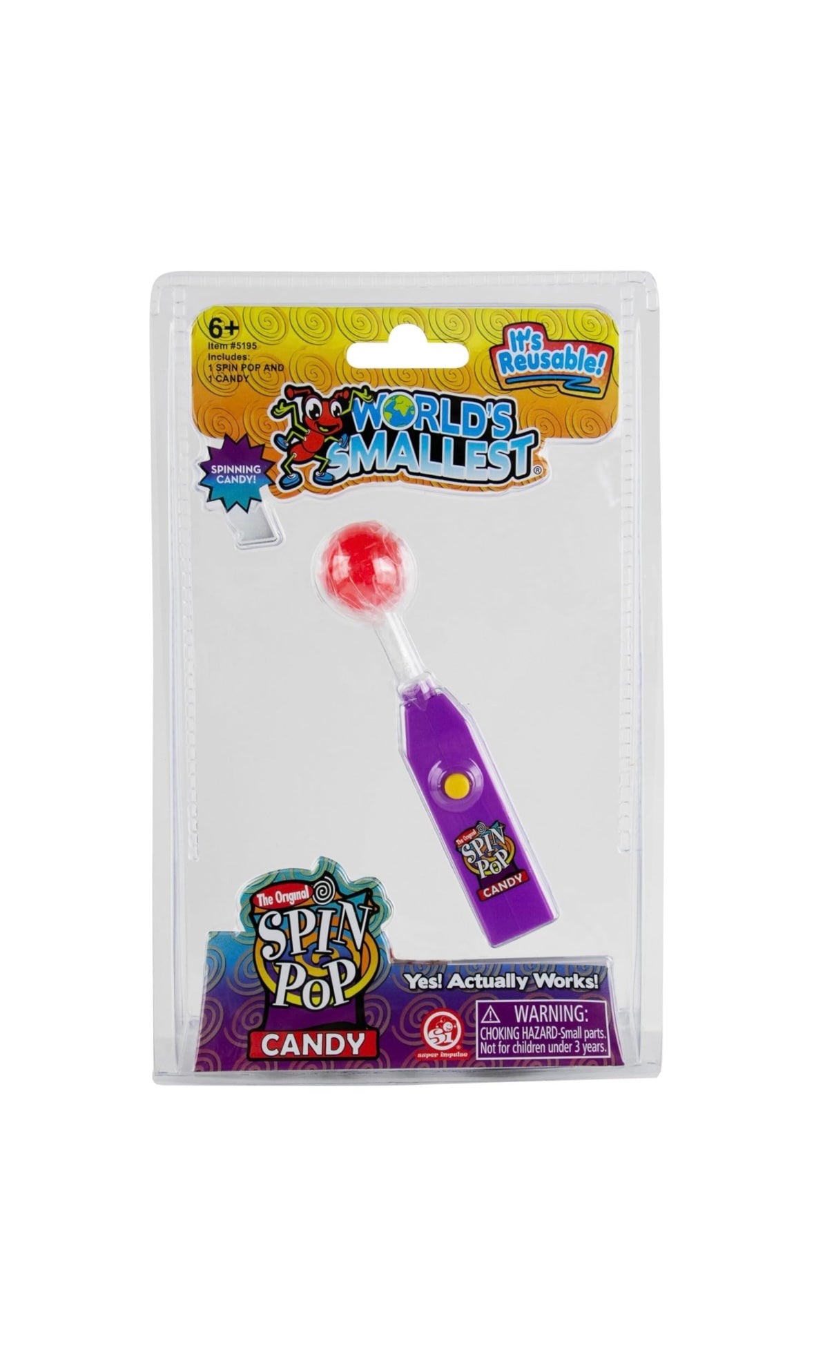 World’s Smallest Spin Pop