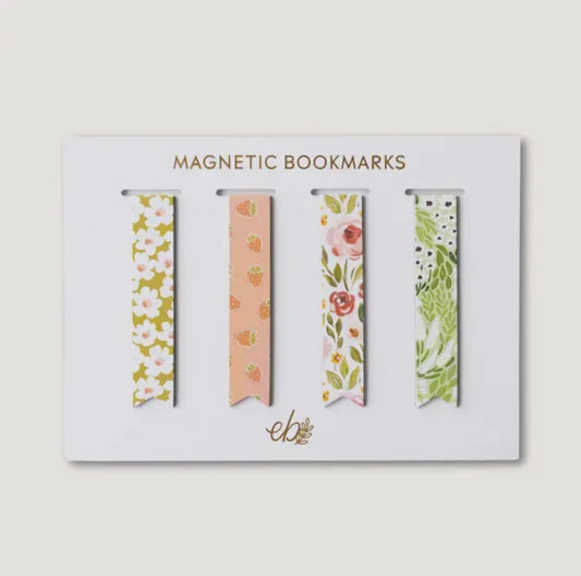 Spring Floral Magnetic Bookmarks