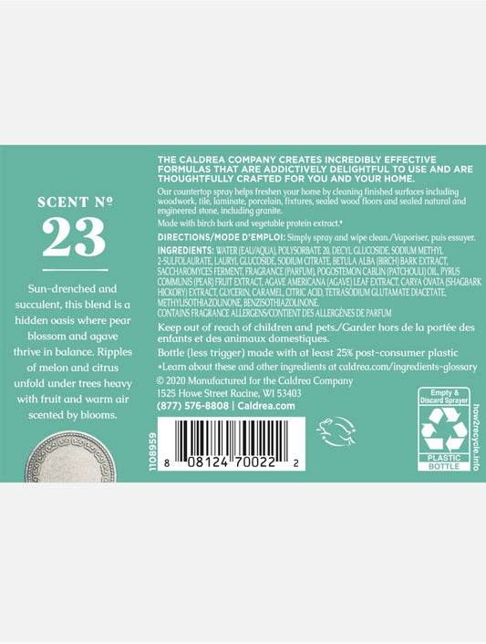 Pear Blossom Agave Countertop Spray