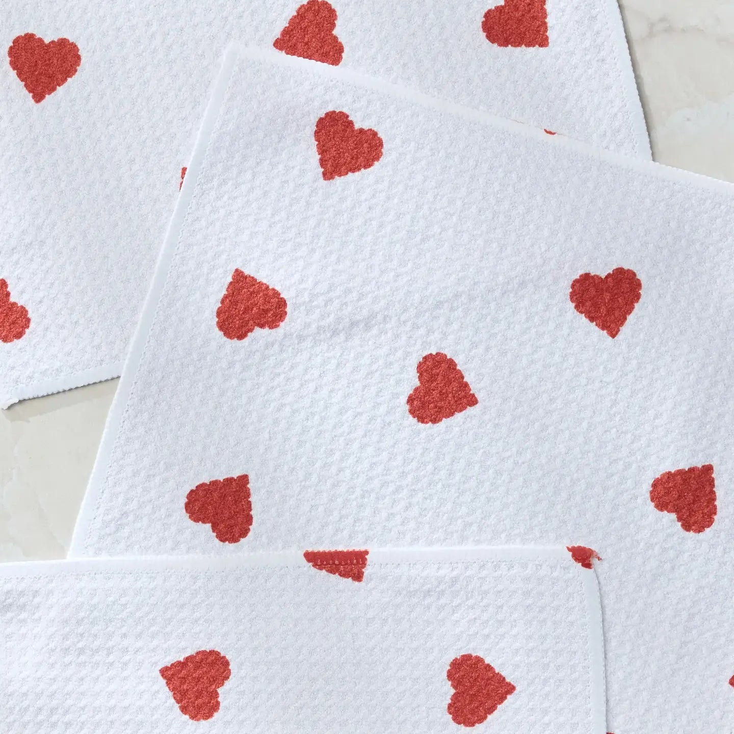 Love Toss Geometry Dishcloth Set