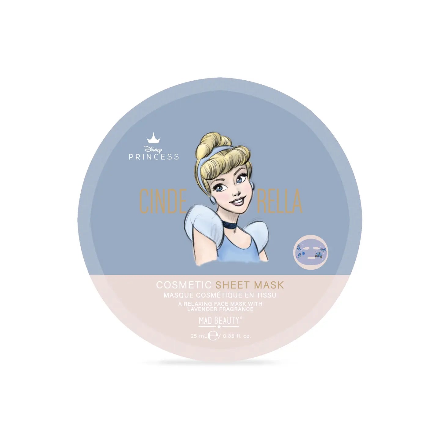 Cinderella Sheet Face Mask