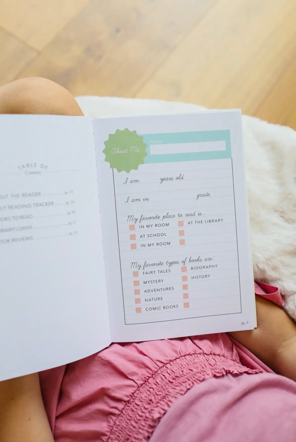 For The Love Of Books: Reading Journal For Kids