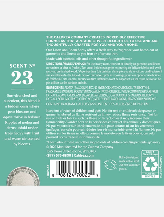 Pear Blossom Agave Linen & Room Spray