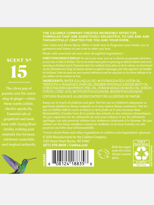 Ginger Pomelo Linen & Room Spray