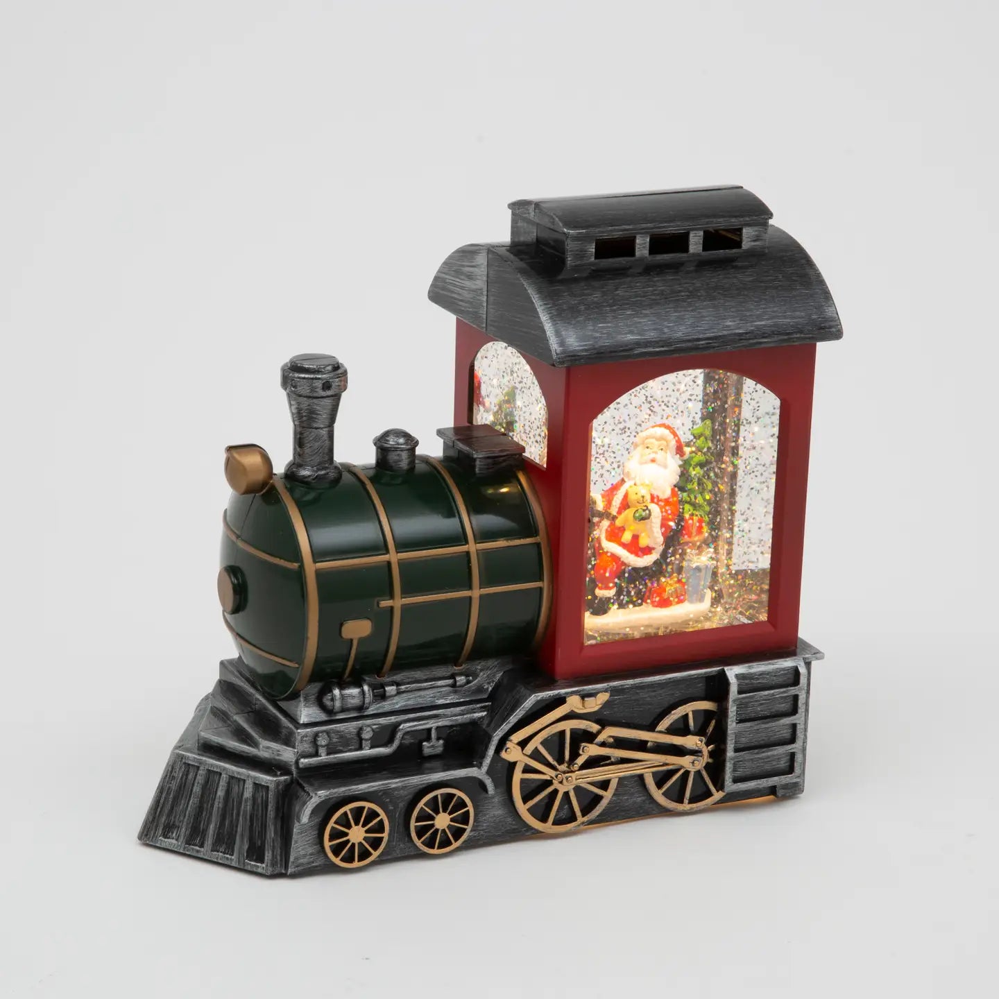 Santa Train Water Globe