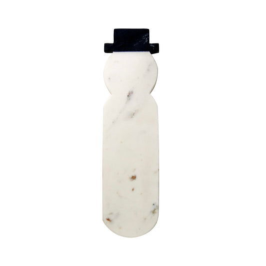 Marble Snowman Cheese Board