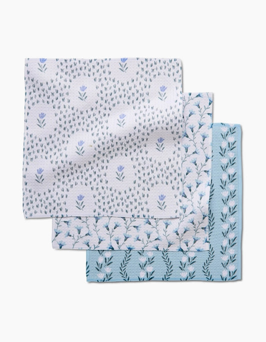 Farmhouse Florals Geometry Dishcloth Set