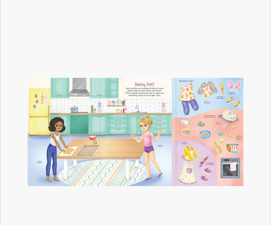 Easter Fun Sticker Doll Dress-Up Book