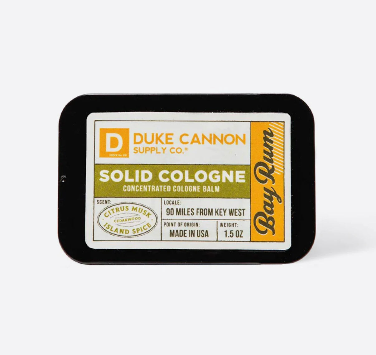 Solid Cologne- Bay Rum