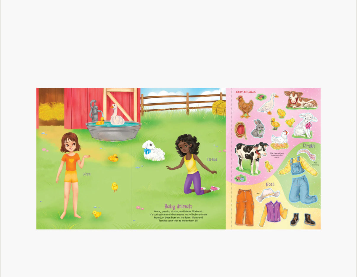 Easter Fun Sticker Doll Dress-Up Book