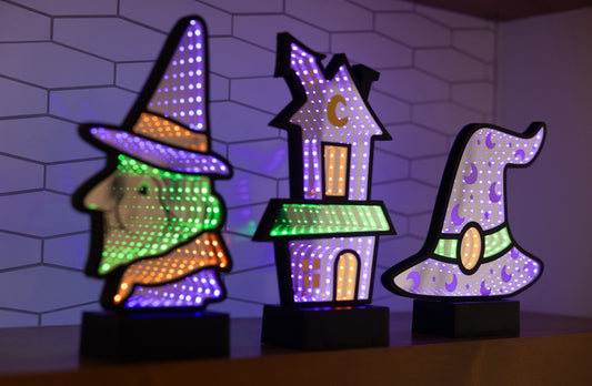 Lighted Halloween Infinity Decor