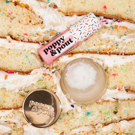 Poppy & Pout- Birthday Confetti Cake Gift Set
