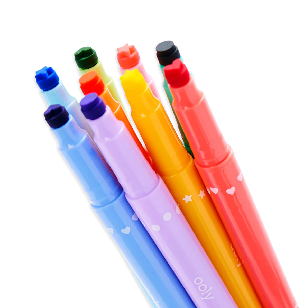 Confetti Stamp Double-Ended Markers