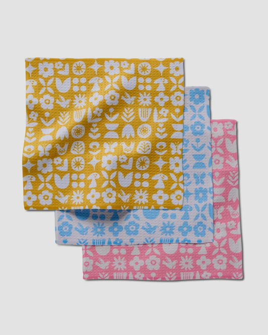 Scandi Spring Dishcloth Set