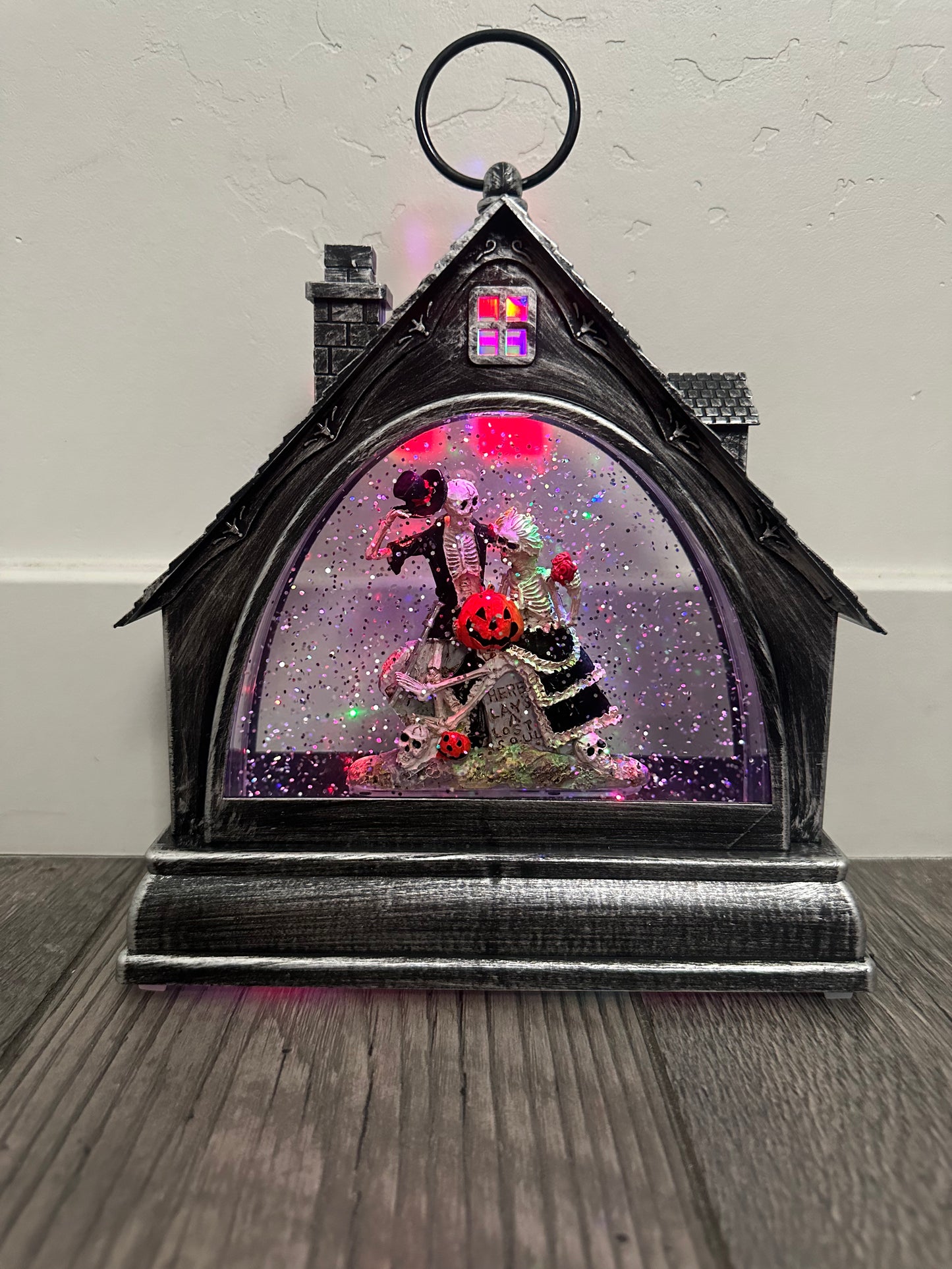 Lighted Glitter Lantern