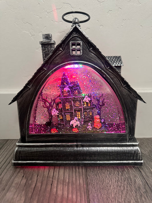 Lighted Glitter Lantern