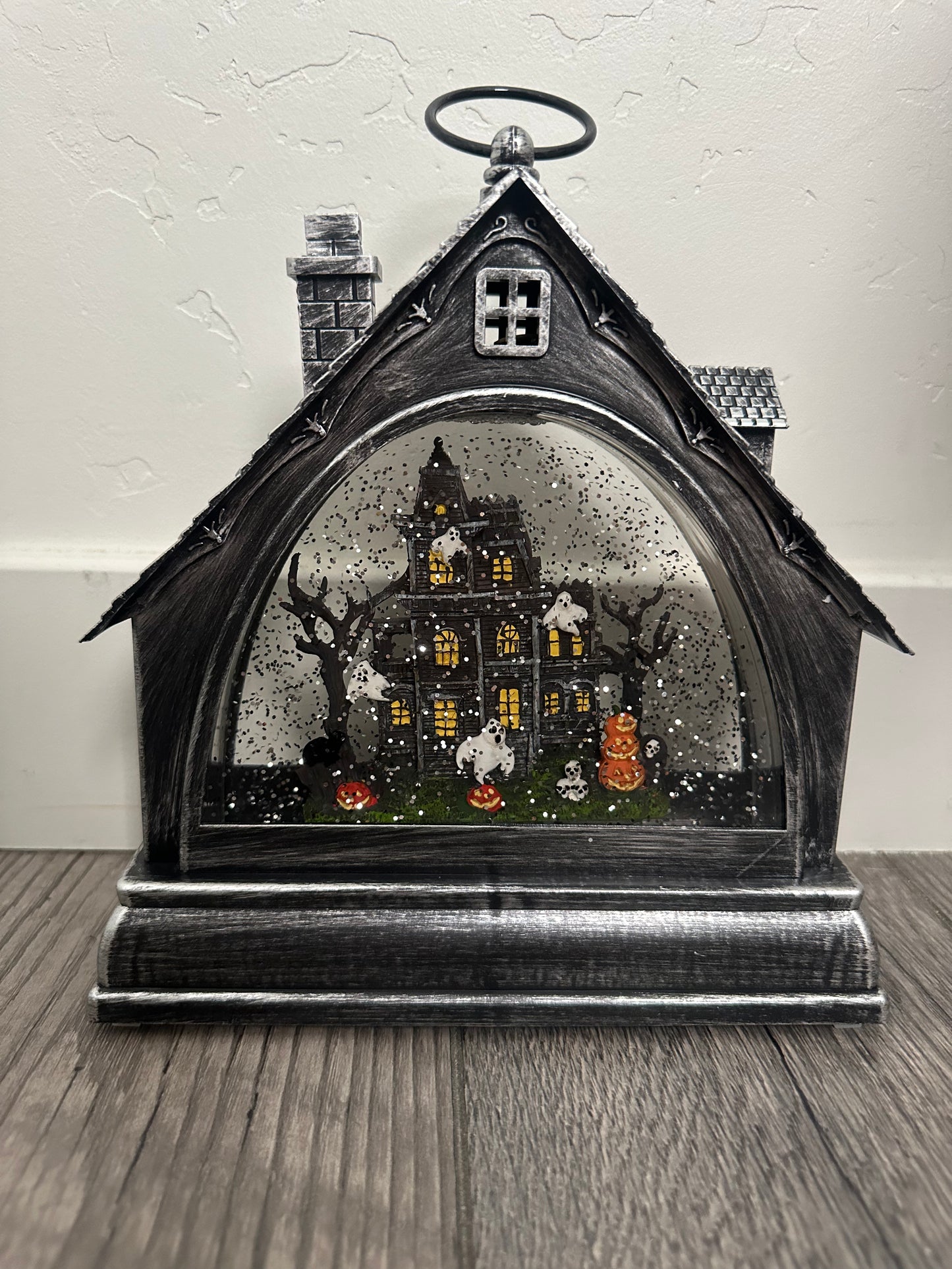 Lighted Glitter Lantern