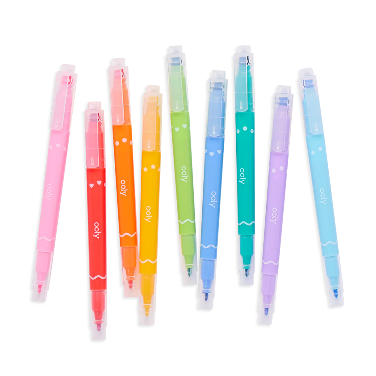 Confetti Stamp Double-Ended Markers