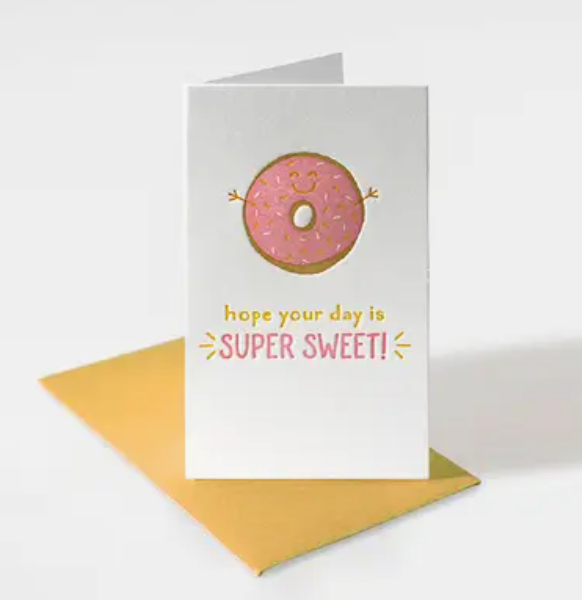 Letterpress Enclosure Card