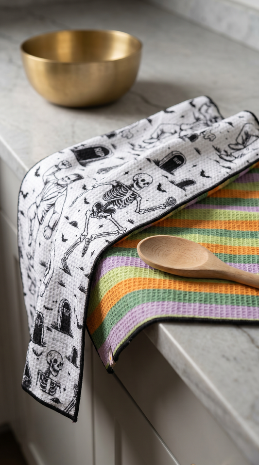 Monster Mash Tea Towel