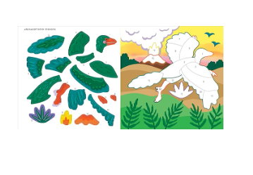 Color By Sticker: Dinosaur