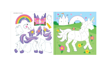 Color By Sticker: Unicorns