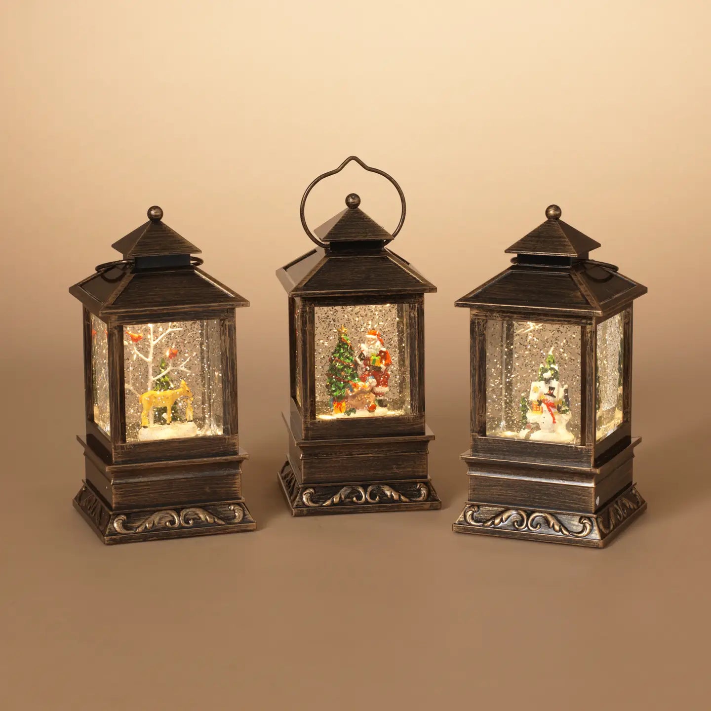 Christmas Lantern Water Globe