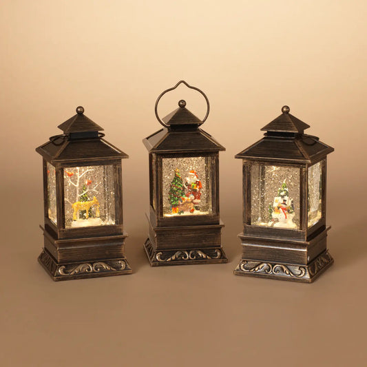 Christmas Lantern Water Globe