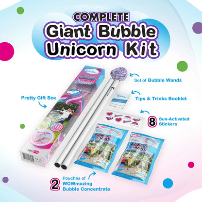 Wowmazing Giant Bubble Kit- Unicorn Edition