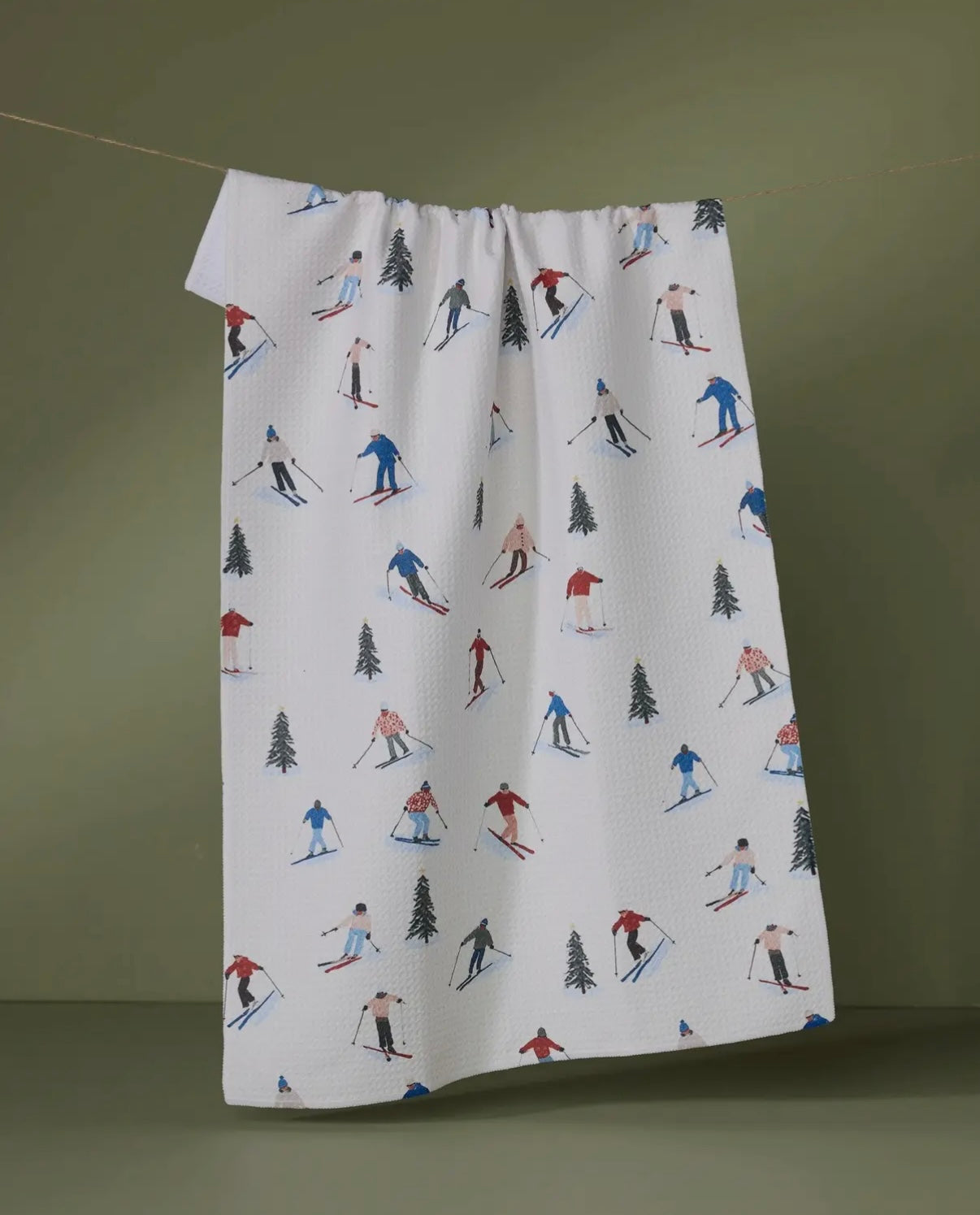 Alpine Run Geometry Towel