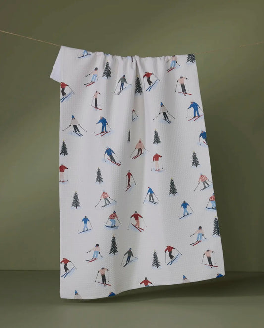 Alpine Run Geometry Towel