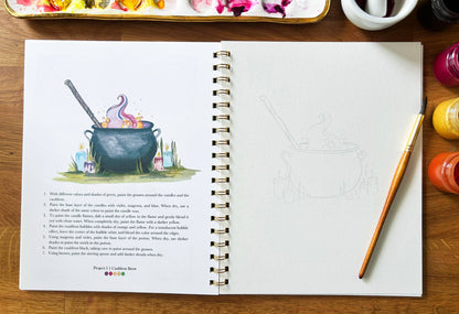Halloween Volume 2 Watercolor Workbook
