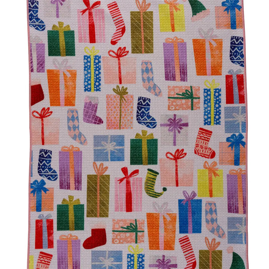 Brightly Wrapped Tea Towel